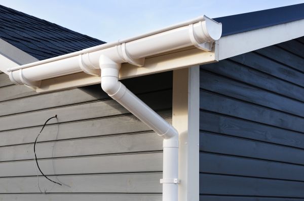 PVC Rain Gutter Installation in Spring Hill