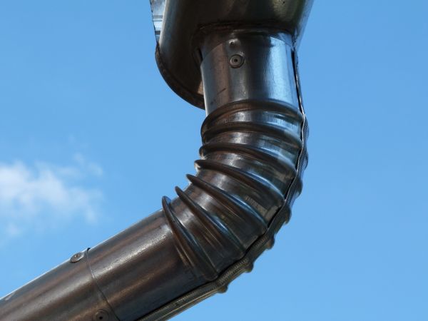Metal Downspout Installation in Spring Hill