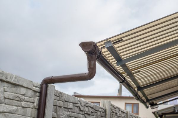 Plastic Downspout Installation in Spring Hill