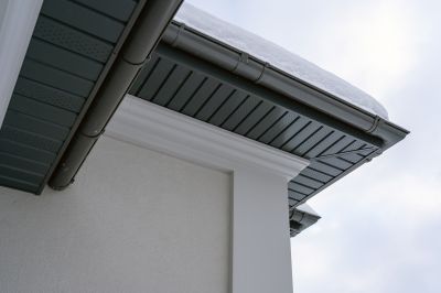 Gutter Installation on a Commercial Building